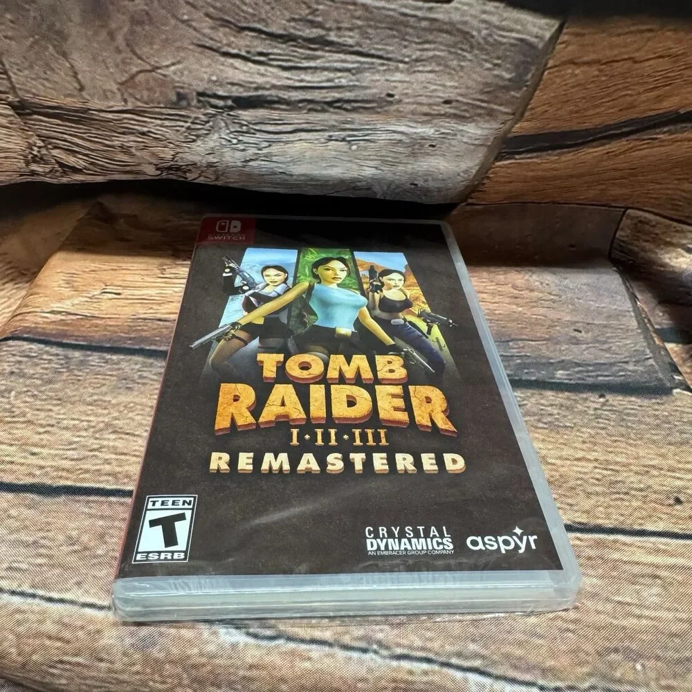 Tomb Raider I-III Remastered Nintendo Switch Lara Croft Trilogy Brand New Sealed